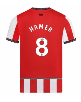 Billige Fotballdrakt Sheffield United Gustavo Hamer #8 Replika Hjemmedrakt 2025-26 Kortermet Billige Fotballdrakt Sheffield United Gustavo Hamer #8 Replika Hjemmedrakt 2025-26 Kortermet